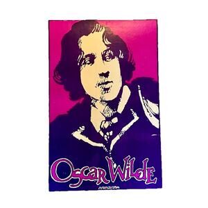 Vintage 1970’s Oscar Wilde Graphic Art Lithograph By Jim Fitzpatrick—psychedelic